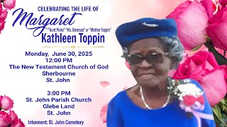 Celebrating the Life of Margaret Toppin