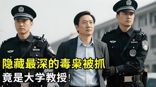 隐藏最深的毒枭被抓,竟是大学教授,利用职务偷偷贩毒,警方突袭,看见这一幕都震惊了