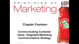 Casharka 1aad Integrated Marketing Communications Strategy Chapter 14 Marketing