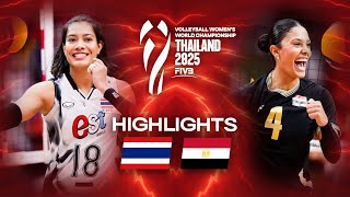 Thailand 🇹🇭 vs. Egypt 🇪🇬 - Highlights | Women's World Championships 2025
