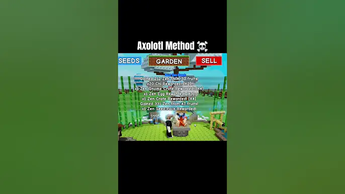 Axolotl Method in Zen Events..! ☠️ + I Made New CRAZY Infinite Zen Coins..! 🤑 #growgarden #roblox