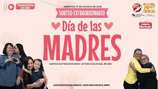 Sorteo de Lotería Nacional N°4.863, NT Rev y Mega Reventados N°22.836 y 3 Monazos N°5.262. 17-08-25.