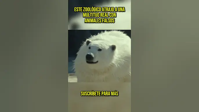😲 Este zoológico engaña al público con animales falsos #shorts