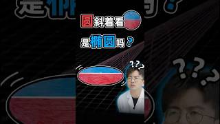 【毕导】斜着看的圆竟然不是椭圆？？#science #科學 #科普