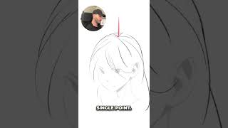 3단계로 스타일링된 머리카락을 그리는 방법