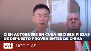 Cien autobuses en Cuba reciben piezas de repuesto provenientes de China