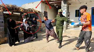 Mirza Ali's second wife's defeat of Pari: Arrest of the second wife by a police officer