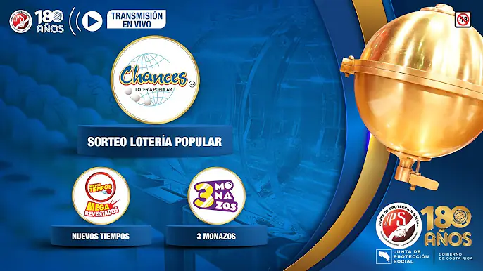 Sorteo Lotería Popular N°6.959, NT Rev y Mega Reventados N°22.767 y 3 Monazos N°5.193. 25-07-25.