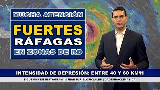 Domingo 17 agosto | HURACÁN ERÍN: al noreste de República Dominicana