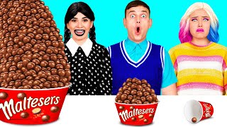 큰,중간 및 작은 접시 도전 | 재미있는 음식 챌린지 BaRaDa Challenge