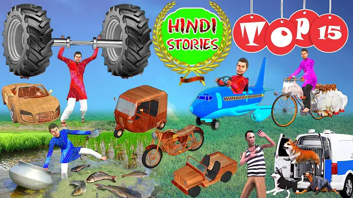 Top 15 Amazing Hindi Stories Collection Bedtime Moral Stories Collection Best New Funny Comedy Video