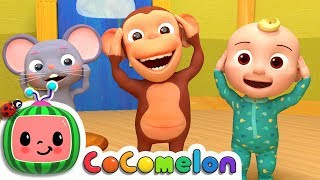 Head Shoulders Knees & Toes | ‪@CoComelon‬ Nursery Rhymes & Kids Songs