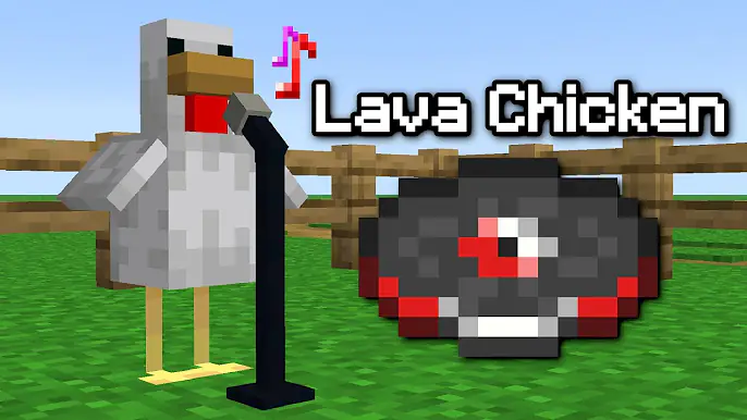 I made Chickens dance to 🎶 Lava Chicken in Minecraft