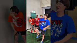 えんどれす【2階からスーパーゴール決めてもノーリアクションチャレンジ】#スポーツあるある #スポーツやろうよ #あるある #バスケ #スポーツ