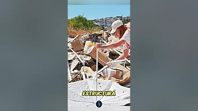 This woman is a genius, using an umbrella she does something incredible😮