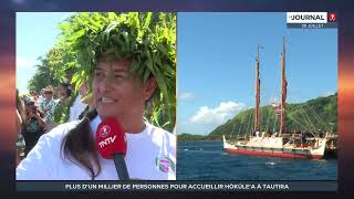 À Tautira, un Ahi ma'a géant pour Hōkūleʻa