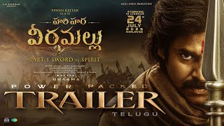 #HariHaraVeeraMallu - Trailer (Telugu) | PSPK | Nidhhi | MM Keeravaani | AM Rathnam | Jyothi Krisna