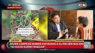 Mujer confesó haber asfixiado a su bebé recién nacido