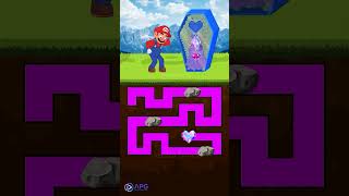 Join the Maze Game to Rescue the Beautiful Princess Peach 💪 Mario saved Princess Peach