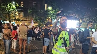 Uživo - Beograd: Studenti i narod blokiraju ceo grad,  Vučić poslao Ćacije i snage reda da prave...