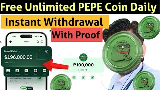 5000$ Worth Free Pepe, Pepe Mining, Free Pepe Mining, Cloud mining,
