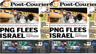Papua New Guineans Flee Israel War