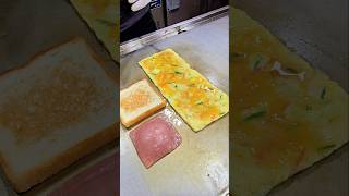 Egg Roll Toast Korean street food #streetfood #southkorea #koreanfood