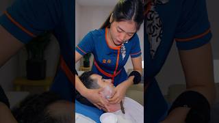 ASMR: 최고급 파타야 이발소 풀서비스 마사지! #shorts