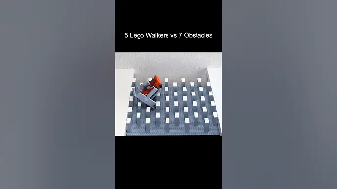 5 Lego walkers vs 7 obstacles #shorts