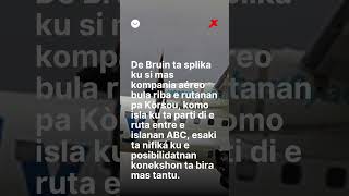 CTB mas konekshon aéreo ku Aruba i Boneiru ta bon biní.  #curacao #news #extra