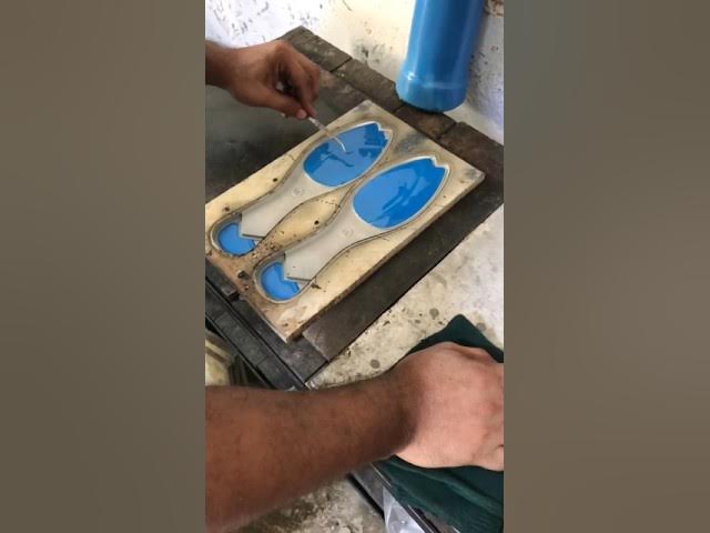 How Shoe Inner Soles Are Made in Factory#shorts