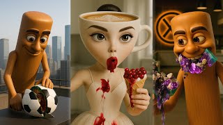 All of Tung Tung Tung Sahur's ASMR Mukbangs in One Video