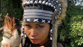 Swistorya #43/ Zumba Hunting Mode/ Pocahontas/Cosplay/ Indian Attire/ Drumming Sounds