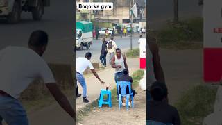 Boqorka gym Prnka public funny video #subscribe #share #like #prank #somalia