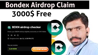 Bondex airdrop claim, Bondex withdrawal, Bondex price, Bondex,