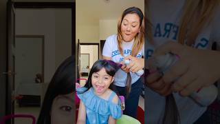 Le pinte el cabello a Marie 😱 #shorts #youtube #video #viralvideo