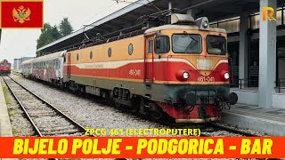 Cab Ride Bijelo Polje - Bar (Beograd - Bar Railway, Montenegro, June 2025) train driver's view 4K