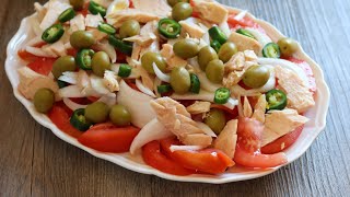 Ensalada de tomate con TRUCO