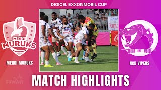 Mendi Muruks vs NCD Vipers | Match Highlights | Digicel ExxonMobil Cup | Round 8
