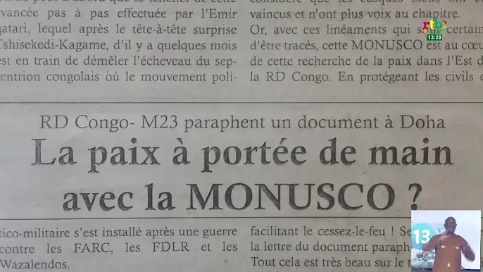 RTB - JT de 13H du 21 juillet 2025