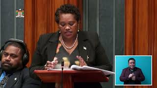 Alitia Bainivalu supports the Budget