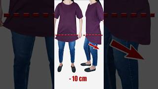5분 만에 티셔츠 길이를 줄이는 최고의 팁과 요령 Miarti 🧵✂️