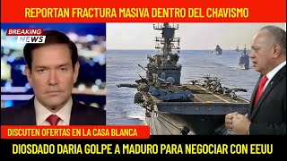 FRACTURA MASIVA PARA ENTREGAR A MADURO mientras FUERZA NAVAL SE CONSOLIDA EN EL CARIBE