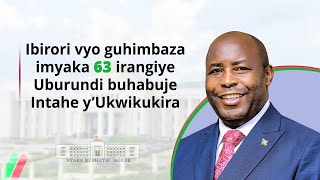 Ibirori vyo guhimbaza imyaka 63 irangiye Uburundi buhabuje Intahe y’Ukwikukira