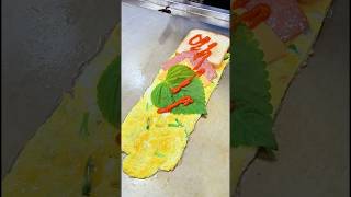 Korean street food Iron Plate Egg Toast #southkorea #seoul #koreanfood #mukbang