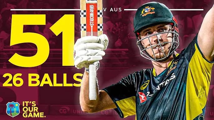 Quick-Fire Half-Century | Cameron Green Goes Big With The Bat | West Indies v Australia T20I