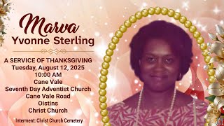 A Service of Thanksgiving for the Life of Marva Sterling