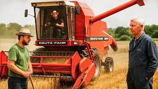 ŽETVA KOD KOMŠIJE MIRKA - ROBOVLASNIK PRVI PUT ŽANJE SA NOVIM KOMBAJNOM! 🌾