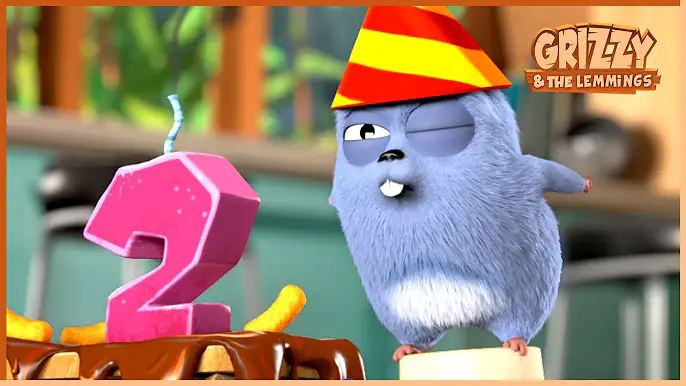 Happy Birthday Lemmings! | Grizzy & the lemmings | 25' Compilation | 🐻🐹 Cartoon for Kids