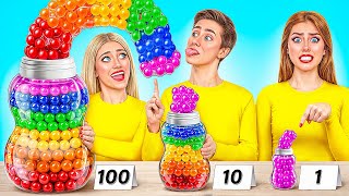 큰,중간 및 작은 접시 도전 | 주방 전쟁 Multi DO Joy